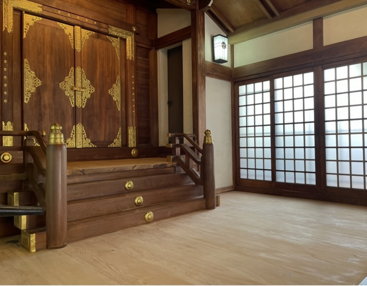 二宮神社 本殿床部 施工後