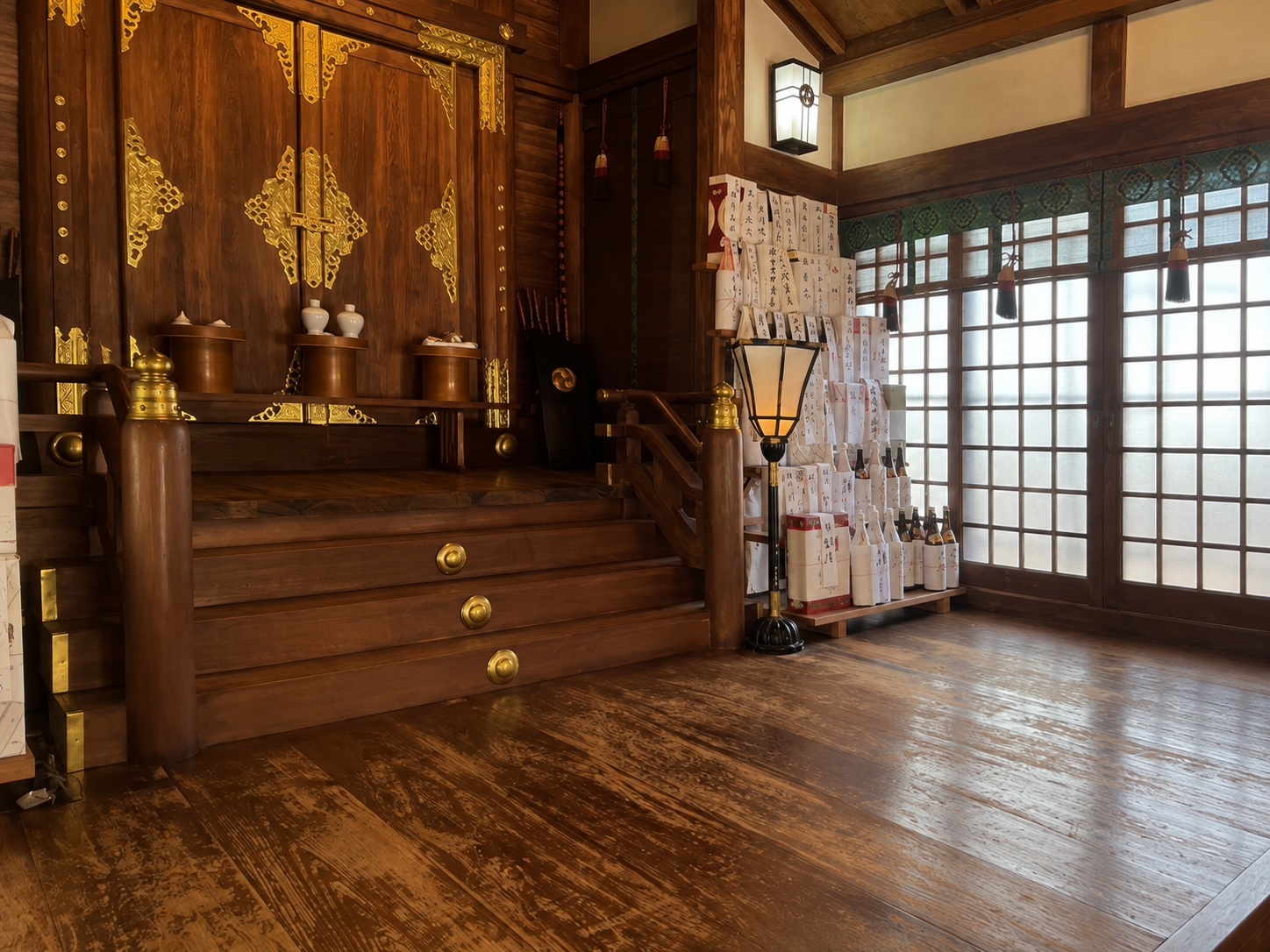 二宮神社 本殿床部 施工前